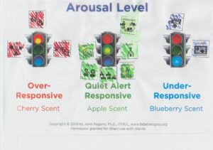 Showing how varied arousal levels are appropriate in different situations